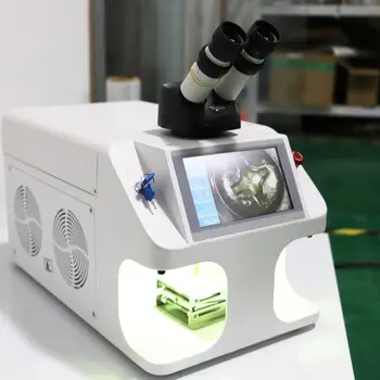 Настолен тип заваръчни машини лазер за ремонт на бижута 60В 200V